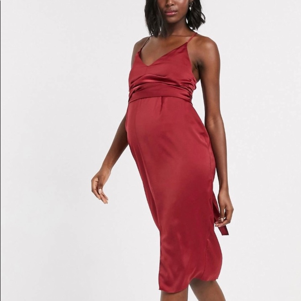 ASOS Maternity cami midi dress